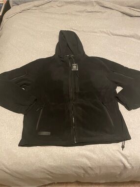 Baerskin Men’s Tactical Fleece Hoodie in Black